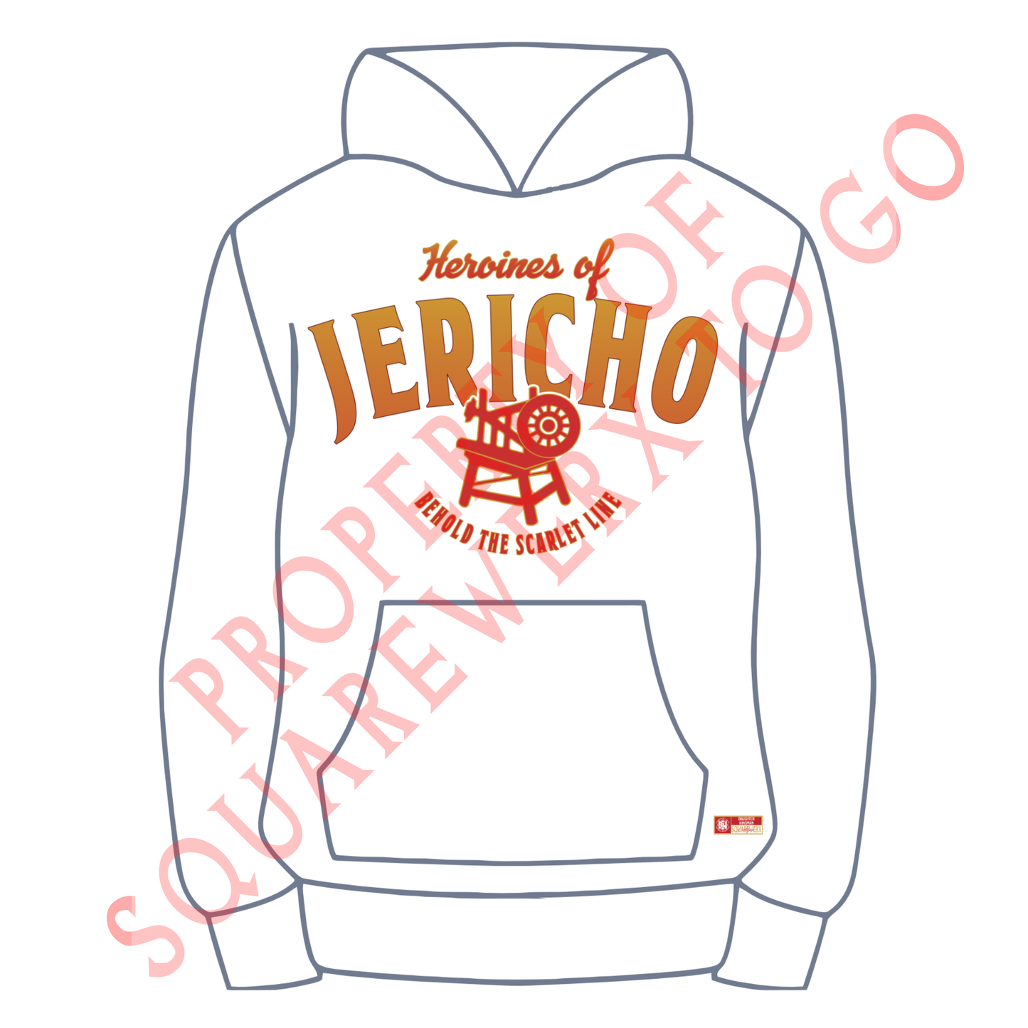 HOJ SCARLET LINE Hoodie