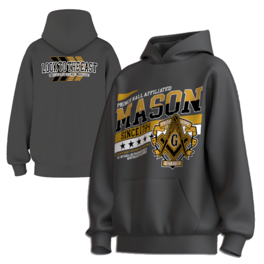 Masonic LOOK TO THE EAST Hoodie