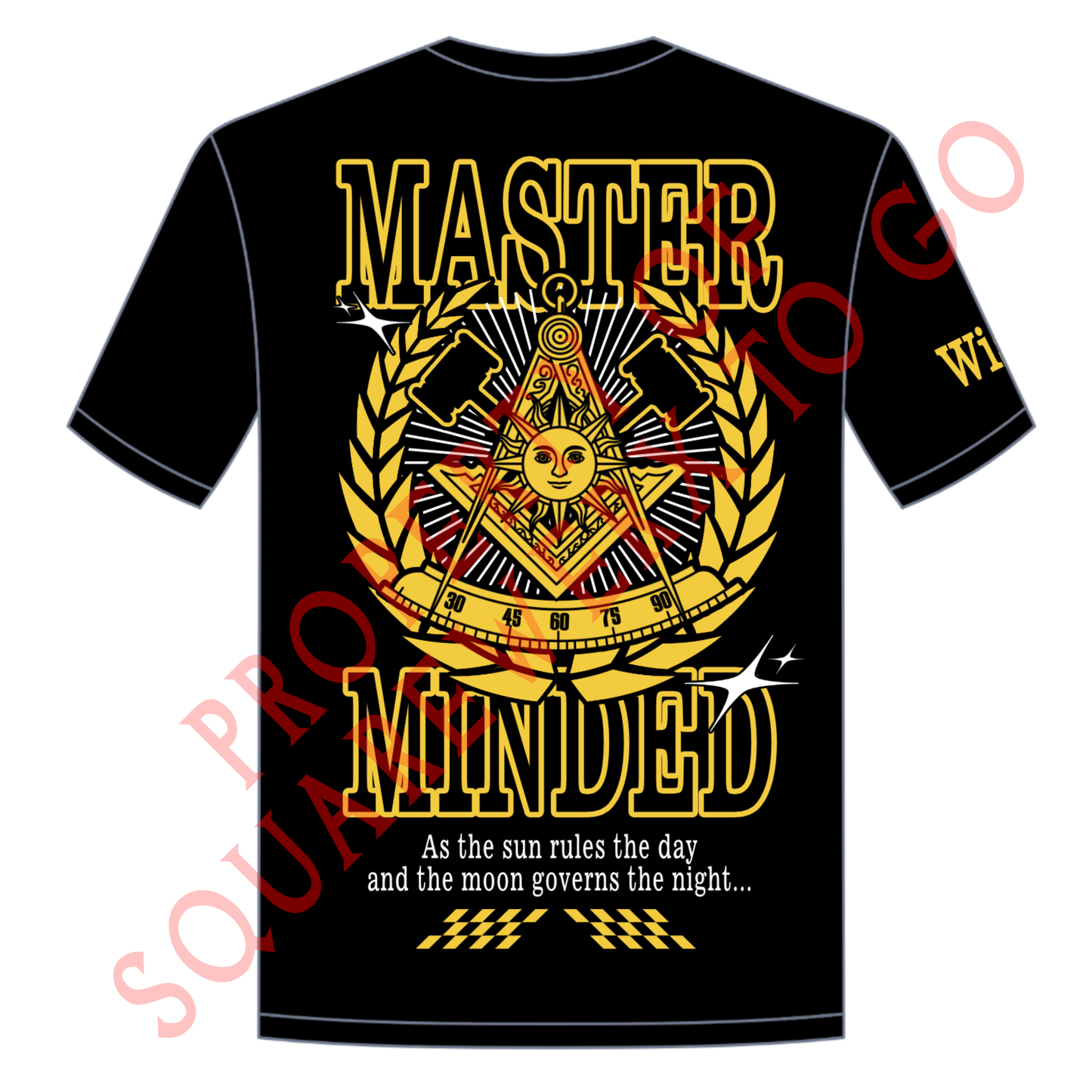 Masonic MASTER MINDED Tshirt