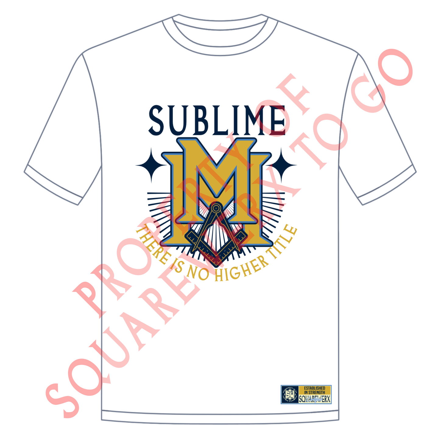Masonic SUBLIME Tshirt