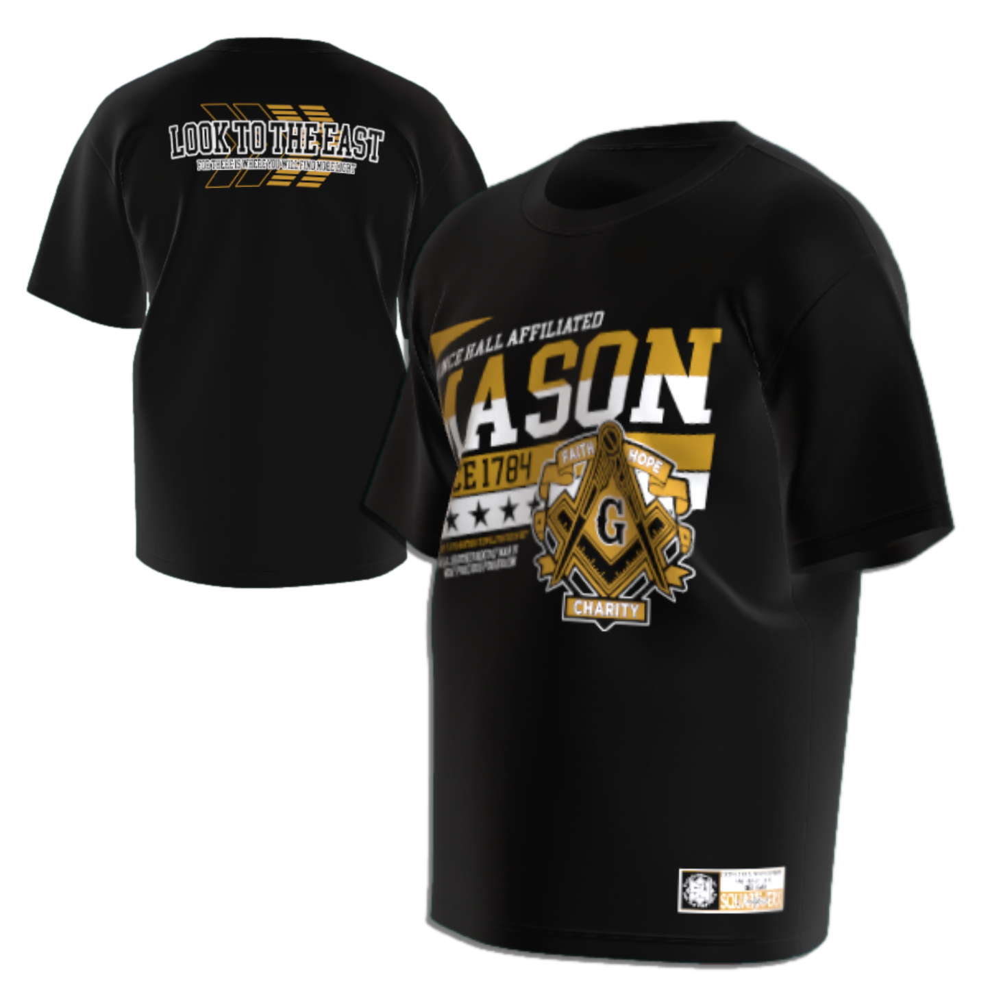 Masonic LOOK TO THE EAST Tshirt
